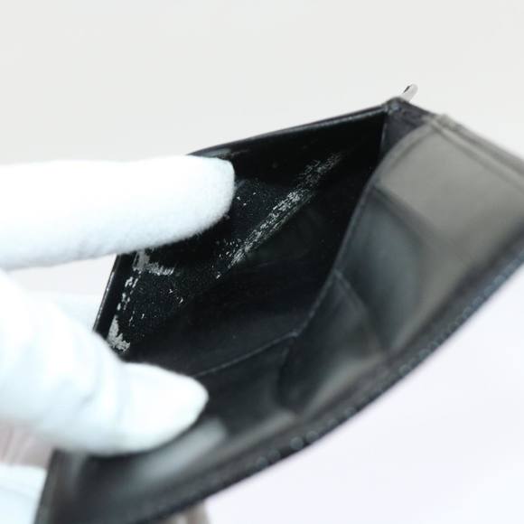 LOUIS VUITTON Epi Organizer De Poche Card Case Black M63582 LV Auth 48066 - Picture 10 of 16